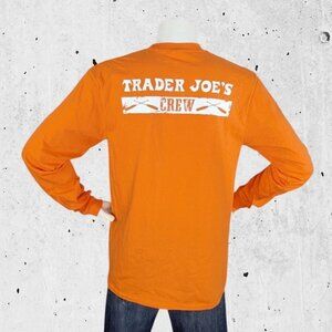 Trader Joe's Employee Work T Shirt Size Large Tee Trader Joes Long Sleeve